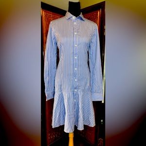 Polo Ralph Lauren Pin Stripe Shirtdress